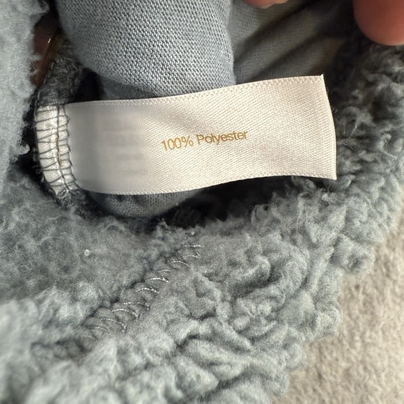 Koolaburra by‎ UGG Sherpa Fleece Shacket Gray Button Up Jacket Women's Small - Picture 8 of 9